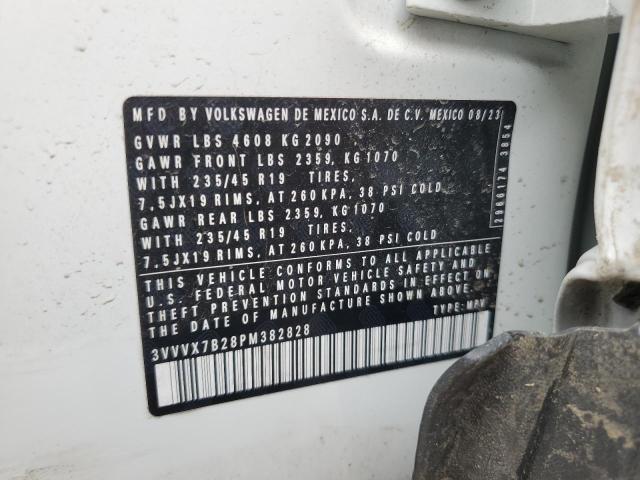 2023 VOLKSWAGEN TAOS SE 3VVVX7B28PM382828