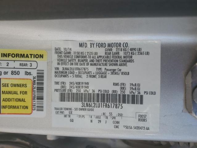 2015 LINCOLN MKZ HYBRID - 3LN6L2LU1FR617875