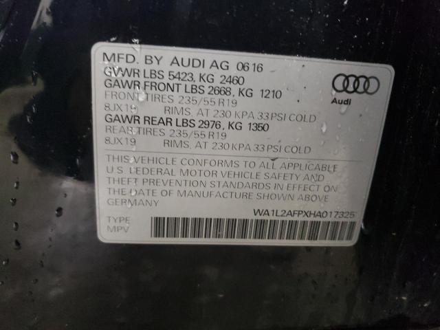 2017 AUDI Q5 PREMIUM - WA1L2AFPXHA017325