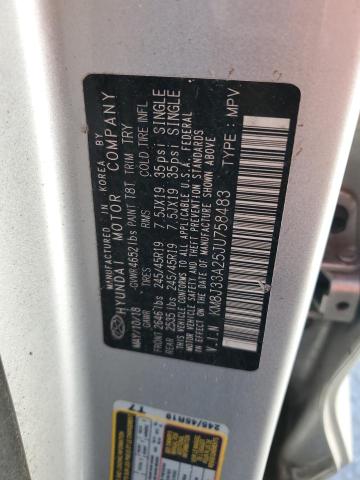 2018 HYUNDAI TUCSON VAL KM8J33A25JU758483
