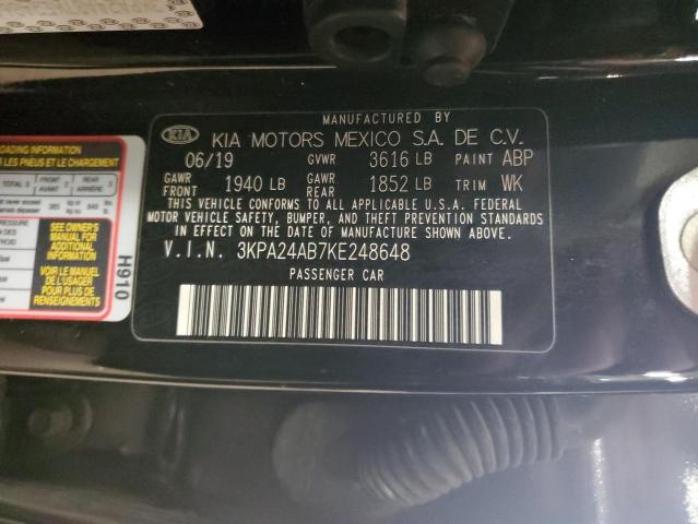 2019 KIA RIO S 3KPA24AB7KE248648