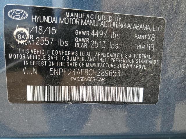 2016 HYUNDAI SONATA SE - 5NPE24AF8GH289653