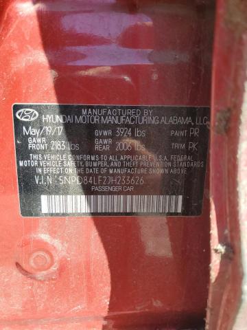 2018 HYUNDAI ELANTRA SE 5NPD84LF2JH233626