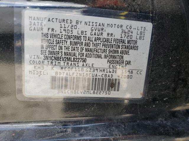 2021 NISSAN VERSA SV 3N1CN8EV2ML822750