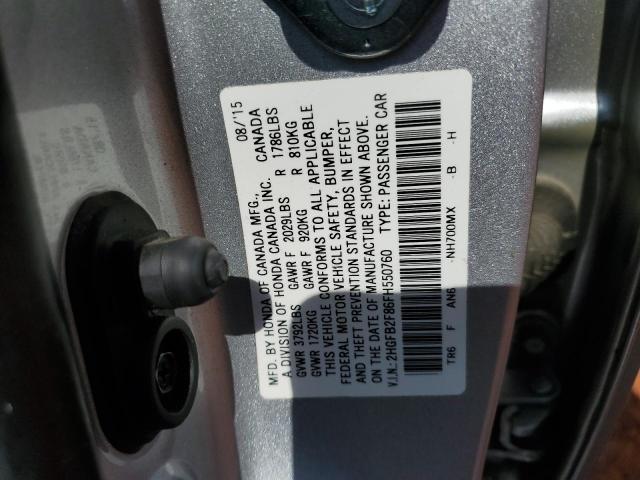 2015 HONDA CIVIC EX - 2HGFB2F86FH550760