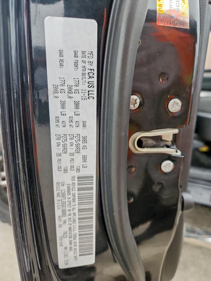2016 RAM 1500 SLT 1C6RR7LG5GS186865