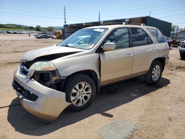 ACURA MDX TOURIN 2001 gold  gas 2HNYD18611H541829 photo #1