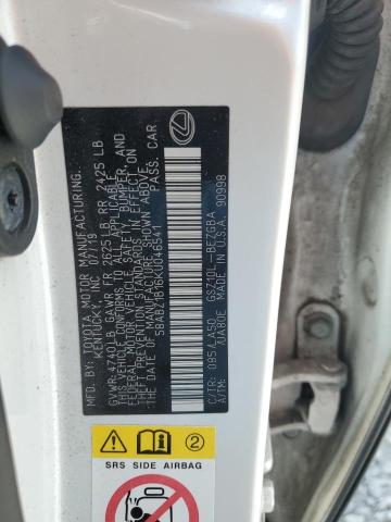 2019 LEXUS ES 350 58ABZ1B16KU046541