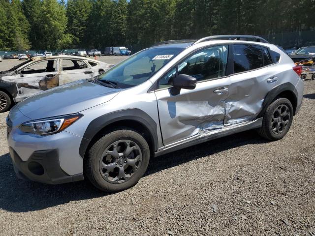 SUBARU CROSSTREK 2022 silver  gas JF2GTHSC2NH235960 photo #1