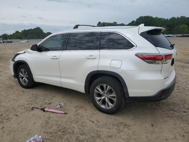 Vin: 5tdkkrfh2fs077883, lot: 55759475, toyota highlander xle 20152