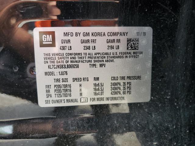 2020 CHEVROLET TRAX LS - KL7CJNSB3LB069258