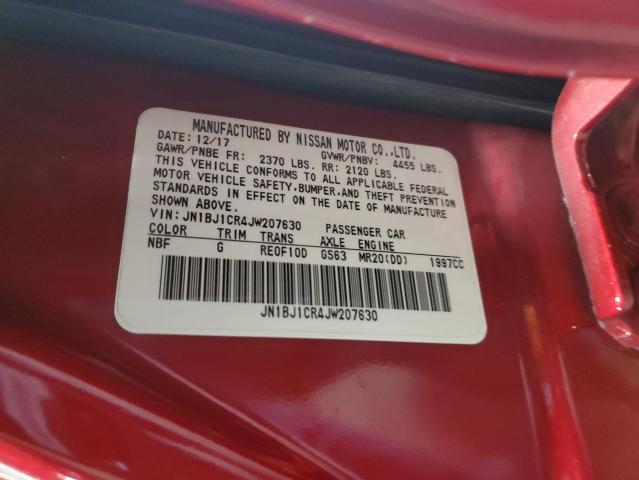 2018 NISSAN ROGUE SPOR - JN1BJ1CR4JW207630