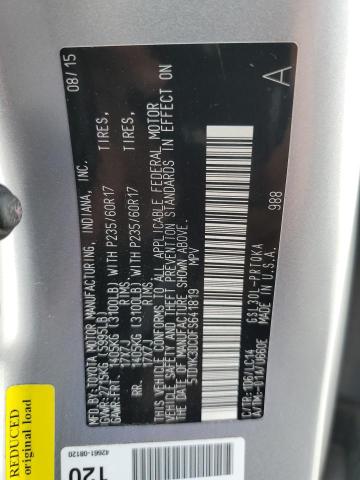 2015 TOYOTA SIENNA XLE - 5TDYK3DC0FS641819