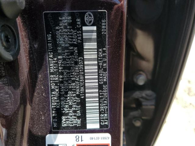 2015 TOYOTA AVALON XLE - 4T1BK1EB8FU139373