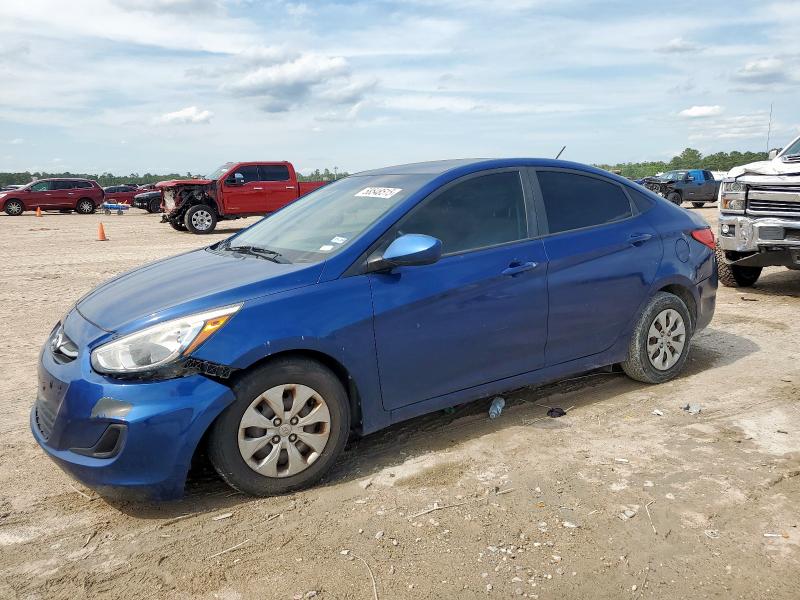 HYUNDAI ACCENT SE 2017 blue sedan 4d gas KMHCT4AE8HU214417 photo #1