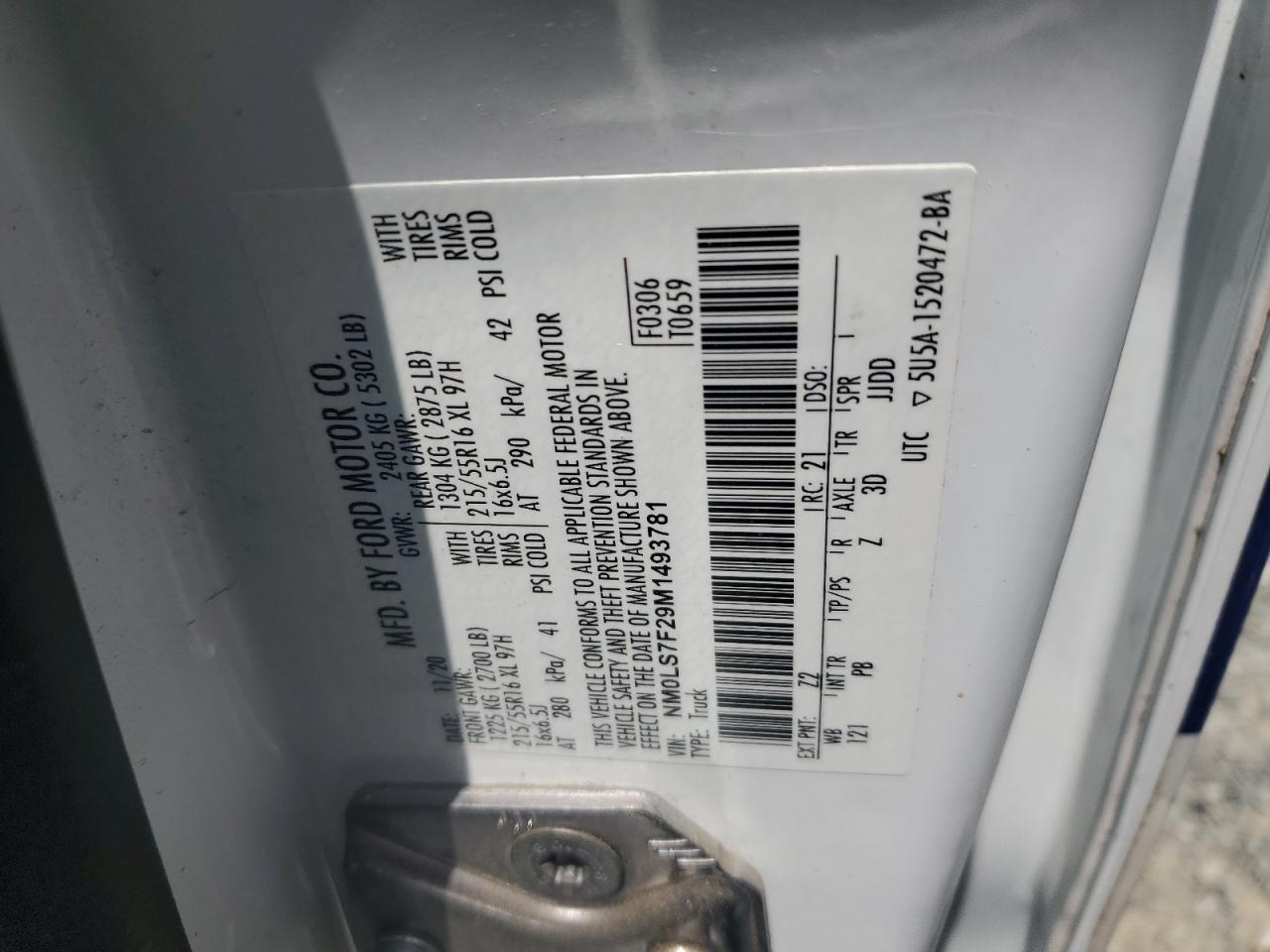 FORD TRANSIT CONNECT XLT