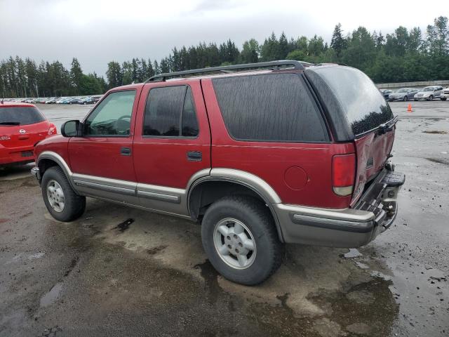 CHEVROLET BLAZER 1999 red  gas 1GNDT13W7X2243230 photo #3