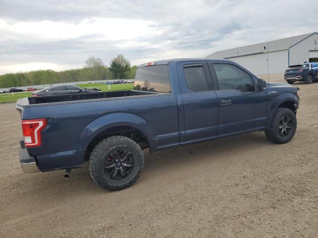FORD F150 SUPER 2015 blue  gas 1FTEX1C86FFB01395 photo #4