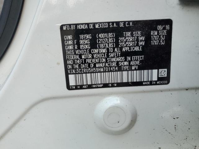 2017 HONDA HR-V EX 3CZRU5H59HM701454