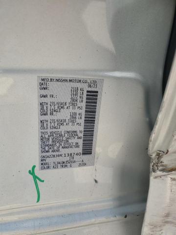 2023 NISSAN MURANO SV 5N1AZ2BJ4PC138740