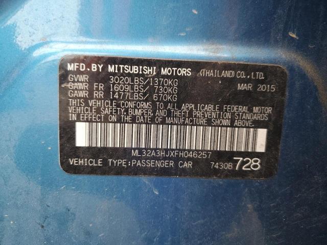 2015 MITSUBISHI MIRAGE DE ML32A3HJXFH046257