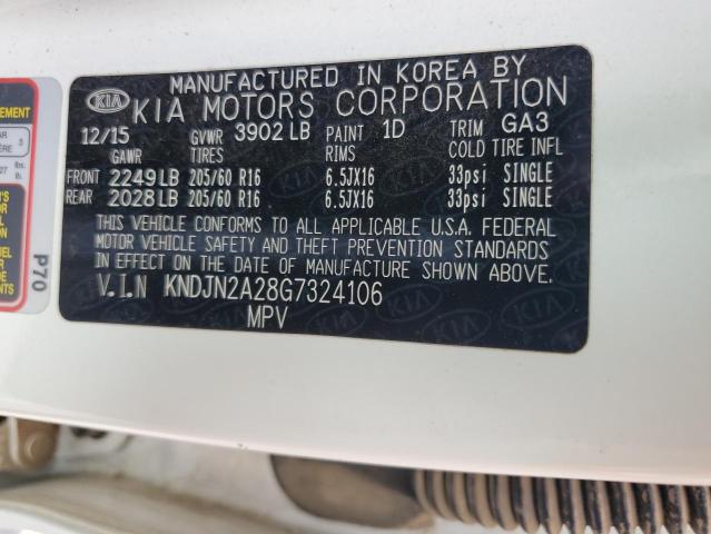 2016 KIA BORREGO LX - KNDJN2A28G7324106