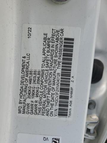 2022 HONDA ACCORD HYB - 1HGCV3F2XNA040128