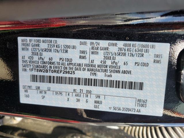 2024 FORD F250 SUPER - 1FT8W2BT0REF29825