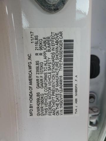2018 HONDA ACCORD LX - 1HGCV1F12JA049816