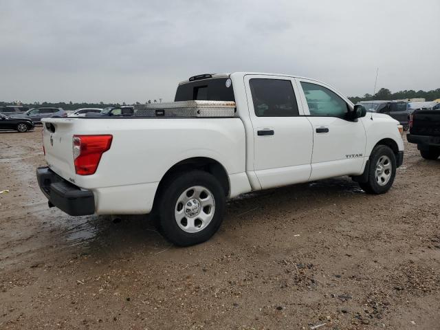 NISSAN TITAN S 2017 white  gas 1N6AA1EJ1HN559884 photo #4
