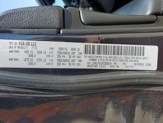 2015 JEEP GRAND CHER - 1C4RJFAG2FC924210
