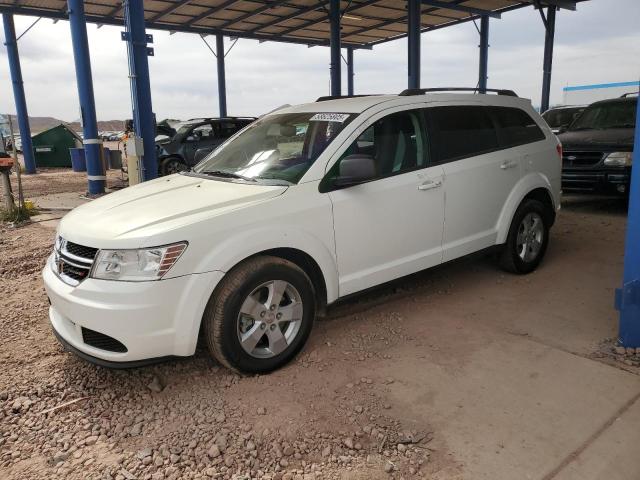 DODGE JOURNEY SE 2017 white  gas 3C4PDCAB9HT553099 photo #1