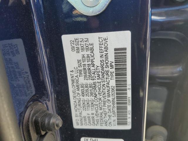 2022 HONDA CR-V EXL - 5J6RT6H88NL053962