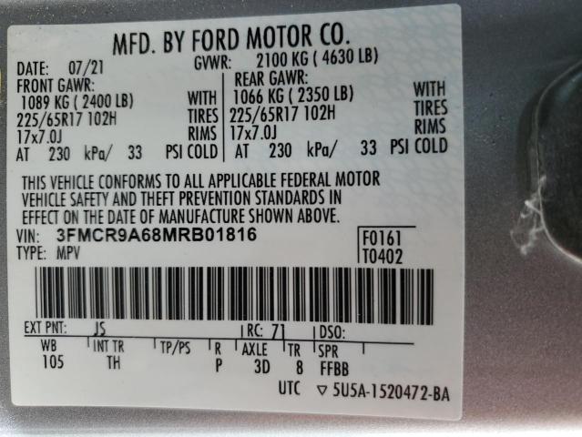 2021 FORD BRONCO SPO - 3FMCR9A68MRB01816