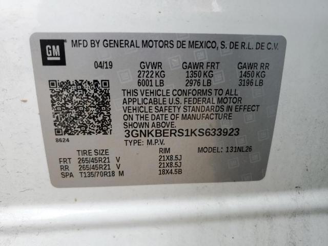 2019 CHEVROLET BLAZER RS - 3GNKBERS1KS633923
