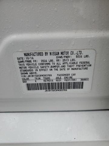 2015 INFINITI Q50 BASE JN1BV7AR3FM393769