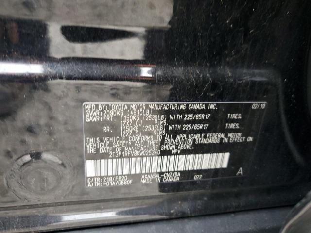 2019 TOYOTA RAV4 LE - 2T3F1RFV8KW025340