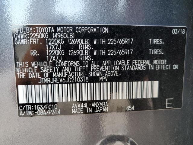 2018 TOYOTA RAV4 HV LE JTMRJREV6JD210318