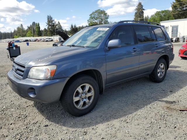 TOYOTA HIGHLANDER 2007 blue  gas JTEGP21A370144015 photo #1