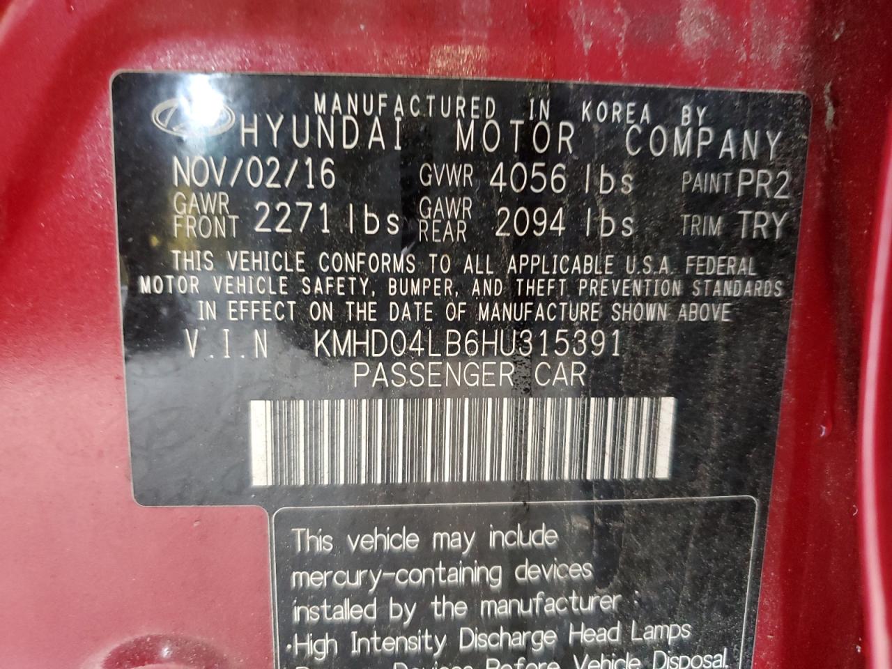 HYUNDAI ELANTRA SPORT