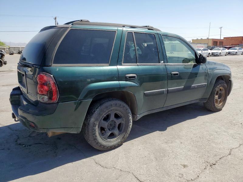 CHEVROLET TRAILBLAZE 2003 green 4dr spor gas 1GNDS13S432220191 photo #4