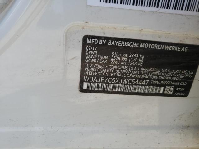 2018 BMW 540 XI WBAJE7C5XJWC54447