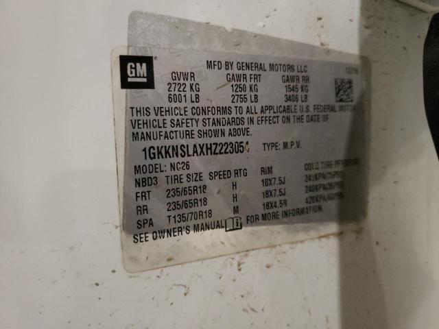 2017 GMC ACADIA SLE - 1GKKNSLAXHZ223054