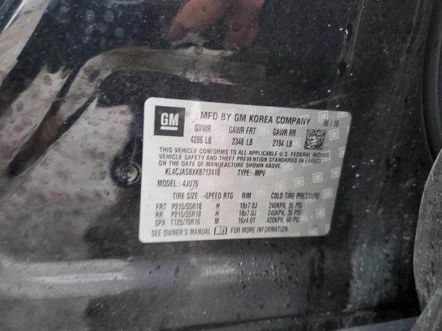 2019 BUICK ENCORE PRE KL4CJASBXKB712418