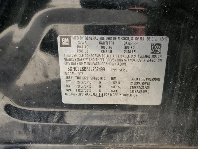 2018 CHEVROLET TRAX 1LT - 3GNCJLSB6JL252499