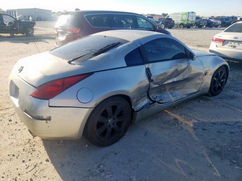 NISSAN 350Z COUPE 2003 silver  gas JN1AZ34D43T106739 photo #4