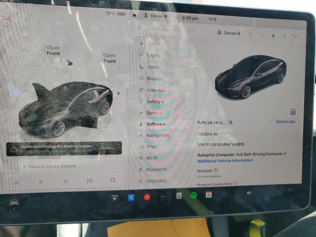 2022 TESLA MODEL 3 - 5YJ3E1EA8NF186613