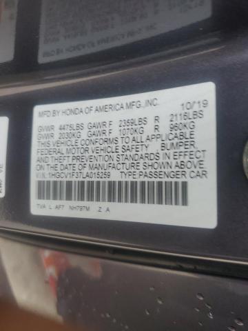 2020 HONDA ACCORD SPO - 1HGCV1F37LA015259