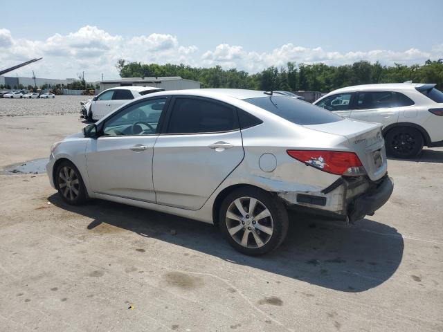 HYUNDAI ACCENT GLS 2013 silver  gas KMHCU4AE1DU410707 photo #3