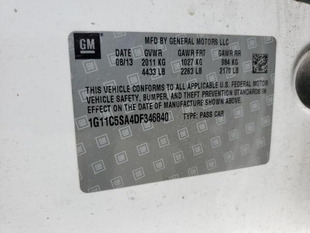 2013 CHEVROLET MALIBU 1LT - 1G11C5SA4DF346840